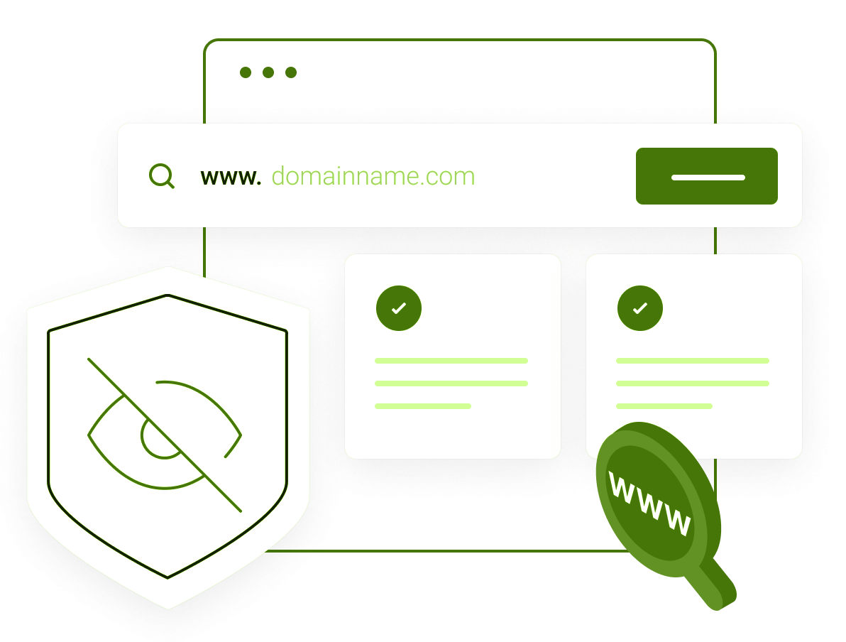 Domain Names - Free private domain registration